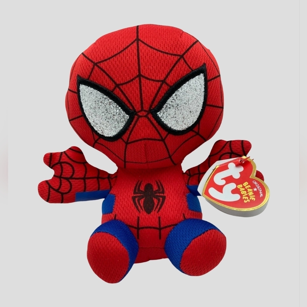 Ty Beanie Babies Spiderman  Plush🔥5$ If You Get Bundle🔥